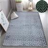 Osifoo Tappeto che si illumina al buio, per camera da letto e soggiorno, tappeto moderno per interni, dormitorio, decorazione per la casa, stella grigia, 200 x 200 cm