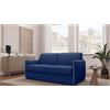Mondo Sofa Group Divano Letto BALI 3 Posti Struttura in Metallo e Legno Imbottitura in Gomma di Poliuretano Rivestimento in Tessuto Rete Elettrosaldata ad Apertura Rapida Colore: Ocean
