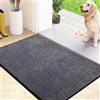 FCSDETAIL Zerbino Trappola Sporco, Tappetino Antiscivolo Lavabile in Lavatrice, Zerbino d'Ingresso con Microfibre Morbide Assorbenti per Cane, Ingresso, Porta e Corridoio
