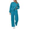 HAOLEI Tuta Sportiva Donna Completa Autunno Elegante Cotone Felpa con Cappuccio e Pantalone Due Pezzi Curvy Jogging Completo Palestra Leggero Tracksuit Fitness Tuta Felpata Tute da Ginnastica