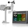 Bresser Stazione meteo professionale Comfort 5 in 1 con display a 256 colori bigio