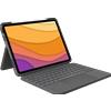 Logitech Combo Touch Custodia con Tastiera per iPad Air 4. gen - 2020 - Tastiera Retroilluminata Rimovibile, Trackpad Click-Anywhere, Smart Connecto