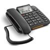 GIGASET Telefono Fisso Gigaset DL 380 con Ampio Display Grandi Tasti Ergonomici Nero