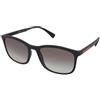 Prada Linea Rossa Prada Lifestyle PS 01TS DG00A7 | Occhiali da Sole Graduati o Non Graduati | Prova Online | Unisex | Plastica | Quadrati | Nero | Adrialenti