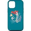 Disney La Sirenetta Ariel e Flounder The Sea Custodia per iPhone 12/12 Pro