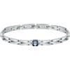 Maserati JEWELS Bracciale Uomo in Acciaio, PVD Blu - JM420ATK03
