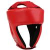 EVTSCAN Copricapo da Boxe Casco da Boxe Cuoio Regolabile Protezione per la Testa Sanda Kickboxing Training Defense MMA Headgear Defense(M-Nero)