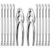 Artcome Set di 12 strumenti per frutti di mare tra cui 2 cracker per aragosta e 10 forchette