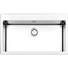 Apell Lavello Cucina 1 Vasca Incasso Larghezza 77 cm materiale Acciaio Inox finitura Satinata - LNP77FBC Serie Linear Plus