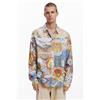 Desigual Camicia con stampa collage etnica