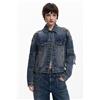 Desigual Giacca di jeans con borchie