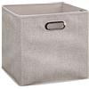 5 five simply smart 5five - cestino in tessuto mix n modul 31x31cm beige screziato
