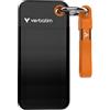 VERBATIM SSD Esterno Verbatim Pocket 1 TB USB tipo-C 3.2 Gen 2 Nero/Arancione