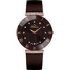 Bellevue Orologio Donna E.103, marrone, 33MM, striscia