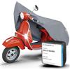 WALSER telo coprimoto S in robusto PVC, Premio Molto Buono* telo impermeabile, copertura compatibile con vespa/scooter/motorino, copertura moto per esterno