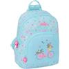 Safta - Mini zaino per uso quotidiano, ideale per bambini di diverse età, comodo e versatile, qualità e resistenza, tessuto riciclabile, 25 x 13 x 30 cm, colore blu, blu, Estándar, Casual