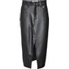 VERO MODA Vmveri HR Calf PL Skirt Noos Gonna, Nero, M Donna