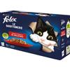 Purina Felix Le Ghiottonerie Selezioni Deliziose in Gelatina Multipack con Manzo e Pollo 12 bst da 85 gr