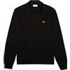 LACOSTE Polo Uomo in cotone a maniche lunghe Nero