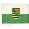 AZ FLAG Bandiera Sassonia 45x30 cm - Bandierina Land Di Sachsen - Germania 30 x 45 cm Cordicelle
