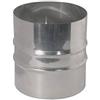 CANNA FUMARIA Raccordo Maschio Maschio D.80 In acciaio inox AISI 304