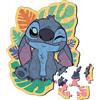 Trefl - Puzzle in Legno: Lilo & Stitch, L'Allegro Stitch - 50 Pezzi, Puzzle ad Incastro Wooden Puzzle, Forme Irregolari, 10 Personaggi, per Bambini dai 5 anni