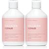 Swedish Collagen Reapir Integratore liquido collagene marino 10.000 mg - 500 ml, 20 giorni | Peptidi puri e vitamine per capelli, pelle, unghie, articolazioni | Senza zucchero | Clinicamente testato