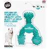 Tasty Bone TrioBone - Giocattolo da masticare per cani di taglia grande (menta piperita), denti e gengive forti e sani, indistruttibile per masticatori aggressivi, sapore eterno, prodotto nel Regno
