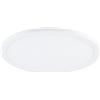Eglo Led faretto da incasso Fueva Flex, spot Led in alluminio, superficie luminosa in plastica bianca, profondità di montaggio 25mm, bianco neutro, Ø 22,5cm