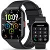 HOIFA Smartwatch Uomo Donna, 1.96" HD Orologio Smartwatch con Effettua/Risposta Chiamate, 113+ Sportive Smart Watch con 24H Cardiofrequenzimetro/Sonno/Contapassi/SpO2, IP68 Orologio Fitness per Android iOS