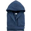 Corredocasa Morbidissimo e Soffice Accappatoio Adulto Spugna 400 gr/mq - dalla S alla XXXL - Vari Colori- Ottima Qualità (M, Blu Navy)