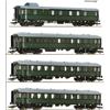 ROCO 6200056 Scala HO Set quattro carrozze: Treno tradizionale di Zwickau DR