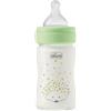 Chicco Biberon Perfect Easy Flusso Lento, con Tettarella Physio in Morbido Silicone e Finitura Soft Sense, Anticolica, Riduce Rigurgito e Irritabilità, Bottiglia in Vetro da 150ml, 0 Mesi+, Neutro