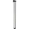 Amig - Gamba Regolabile per Tavolo in Acciaio Cromo Brillo - Altezza Regolabile 10 mm - Gambe per Tavoli da Scrivania, Cucina o Sala da Pranzo - Dimensioni 710x60x1,2 mm - Capacità 15 kg per Gamba