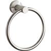 BGL Anello per asciugamano in nichel spazzolato, anello per asciugamano da bagno, in acciaio inox, rotondo, per bagno