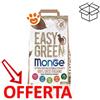 Monge Cat Lettiera Vegetale Easy Green Orzo Lunga Durata - Sacco Da 10 Lt - CONFEZIONE RISPARMIO