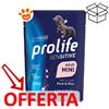 Prolife Dog Sterilised Adult Sensitive Mini Maiale e Riso - Bustina Da 100 Gr - CONFEZIONE RISPARMIO