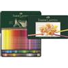 Faber-Castell 110011 Matite Colorate Polychromos, Set di 120 Matite Colorate Professionali in Astuccio Metallico, Set Matite da Disegno con Mina da 3,8mm, Pigmenti Senza Acidi per Varietà di Superfici