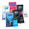 Durex Condom Mix, Preservativi assortiti, Durex Jeans 6 + Invisible 6 + Pleasuremax 6 + Intense 6 + Retard 6, 30 Preservativi