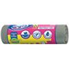 LOGEX PROFESSIONAL Sacchi per immondizia - 70x110 cm - 120 L - 16 micron - grigio - Logex Professional - rotolo da 10 sacchetti (unità vendita 1 pz.)