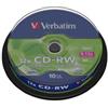 Verbatim - Scatola 10 CD-RW DataLife Plus - 8X-10X - serigrafato - 43480 - 700MB (unità vendita 1 pz.)