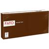 FATO Tovagliolo - carta - 24 x 24 cm - 2 veli - cioccolato - Fato - conf. 100 pezzi (unità vendita 1 pz.)