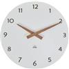 ALBA Orologio da parete HorMilena - diametro 30 cm - bianco-legno - Alba (unità vendita 1 pz.)