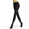 FALKE Warm Deluxe 80 DEN W Ti coprenti tinta unita 1 pezzo, Collant Donna, Nero Black 3009, XL