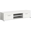 xonox.home Wohnen Jam X8BA9T30 - Tavola bassa per TV, soggiorno, in melamina, ca. 160 x 37 x 40 cm, colore: Bianco