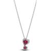 PANDORA PandoraTimeless 393658C01-60 - Collana con ciondolo a forma di cuore, in argento sterling con zirconi, 60 cm