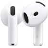 Apple Auricolari microfono bluetooth AIRPODS 4 Tws White MXP63ZM A