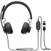 Logitech Cuffie microfono filo ZONE Wired Headset Graphite 981 000875