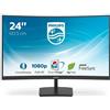 Philips Monitor 23,6" ( LED Full HD 1080p 75Hz ) E LINE Curved Black 241E1SC 00