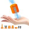 Aerogogo GP4, Pompa multifunzione ricaricabile con funzione torcia Giga pump 4.0, Orange